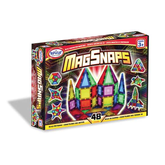 MagSnaps 48-Piece Magnetic Construction Set By Popular Playthings | Michaels®